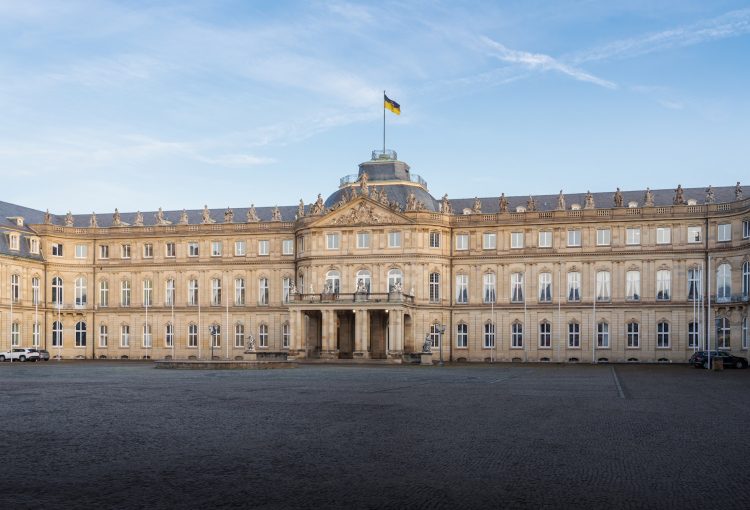 Stuttgart New Palace facade (Neues Schloss) - Stuttgart, Germany