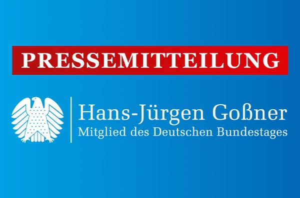 Pressemitteilung von Hans-Jürgen Goßner AfD