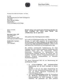 Bitte an das Regierungspräsidium um kommunalaufsichtliche Prüfung